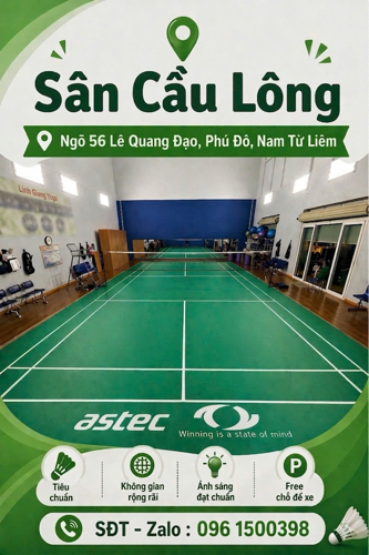Sân cầu lông Lê Quang Đạo - Phú Đô