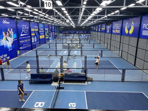 Sân Pickleball Đầm Chuối (Sân trong nhà, nền Asphalt cao cấp 10 lớp)