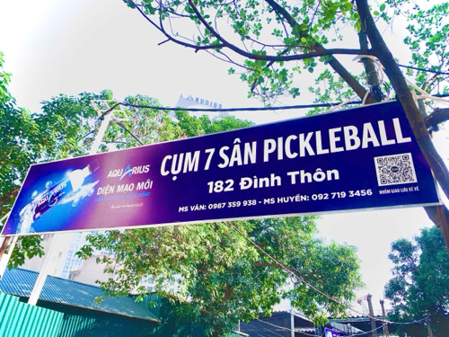 Pick 3 Cây Xoài 182 Đình Thôn (3 Sân Mái + 6 K Mái + 2 Sân Tập 1 Ô K Mái)